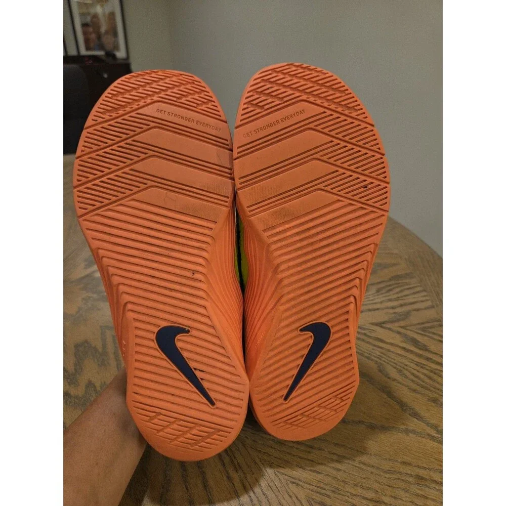 Nike Metcon 6 Mens 11 Royal Blue Bright Mango CrossFit Training weightlifting